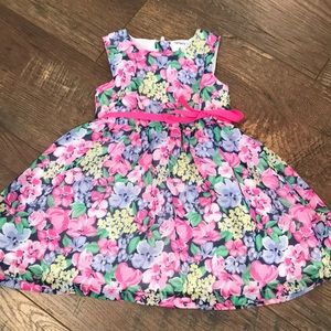 🌸 floral dress with diaper cover 🌸